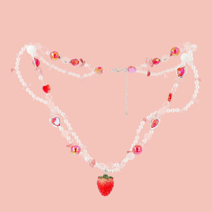 Strawberry Sweetheart Necklace