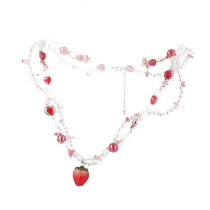 Strawberry Sweetheart Necklace