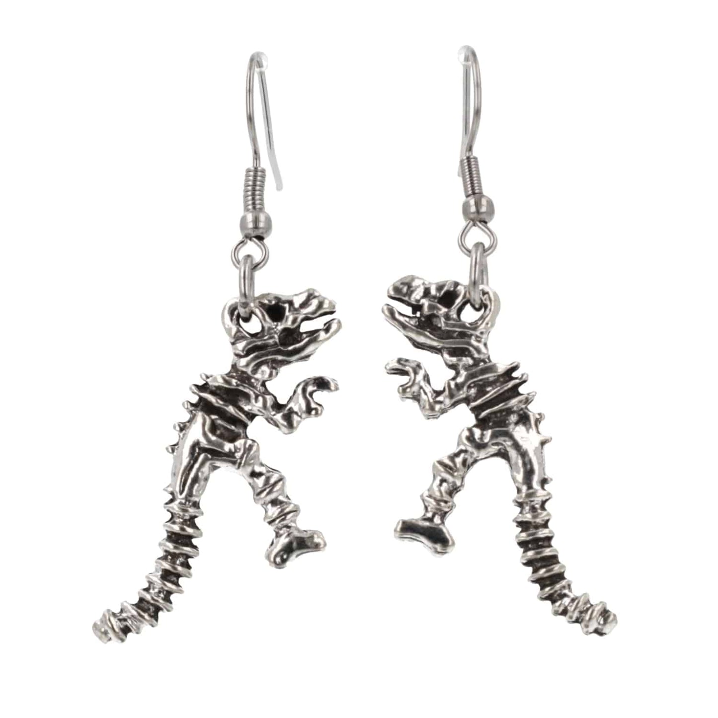 T-Rex Dinosaur Skeleton Earrings