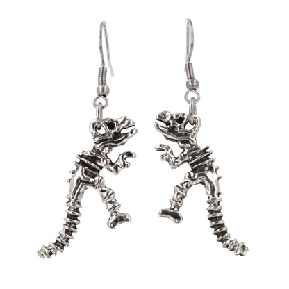 T-Rex Dinosaur Skeleton Earrings