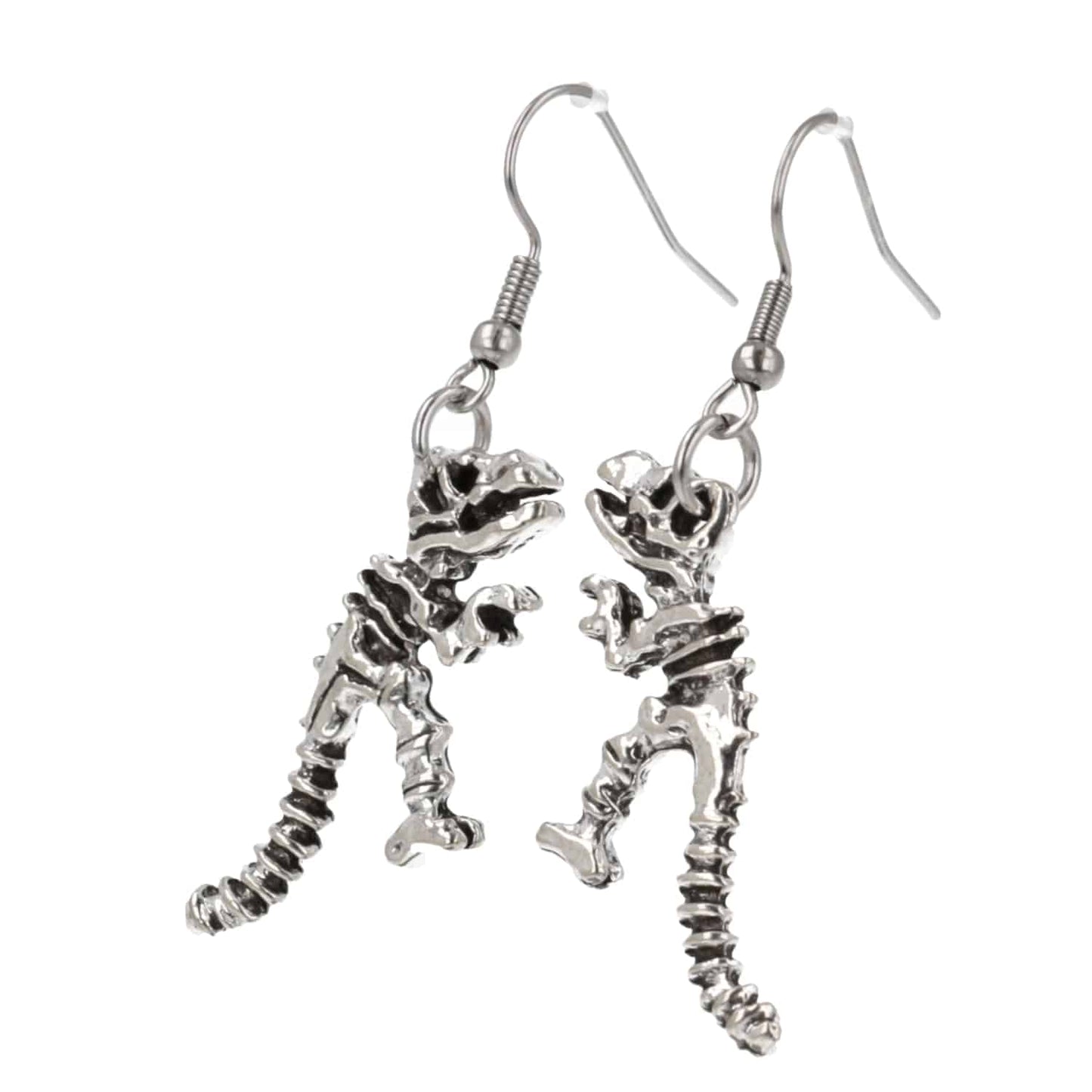 T-Rex Dinosaur Skeleton Earrings