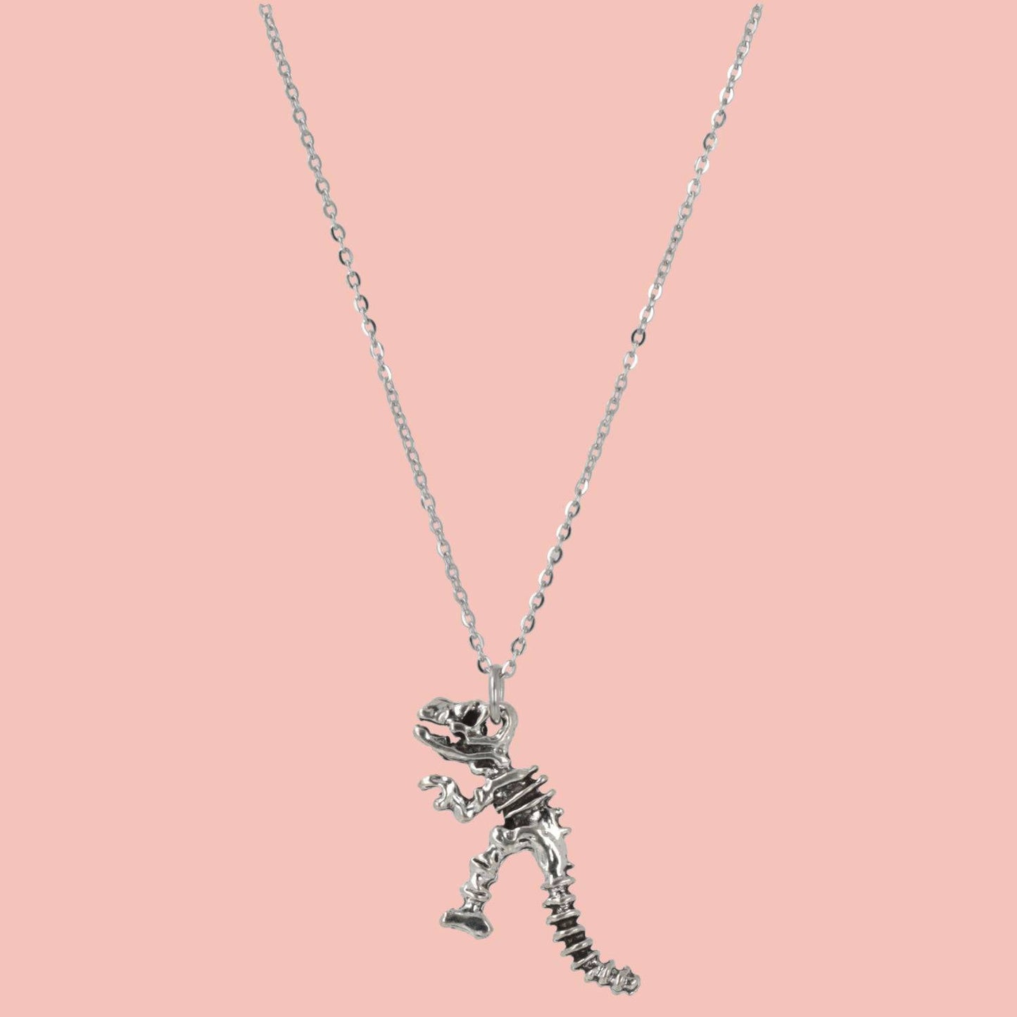 T-Rex Dinosaur Skeleton Necklace