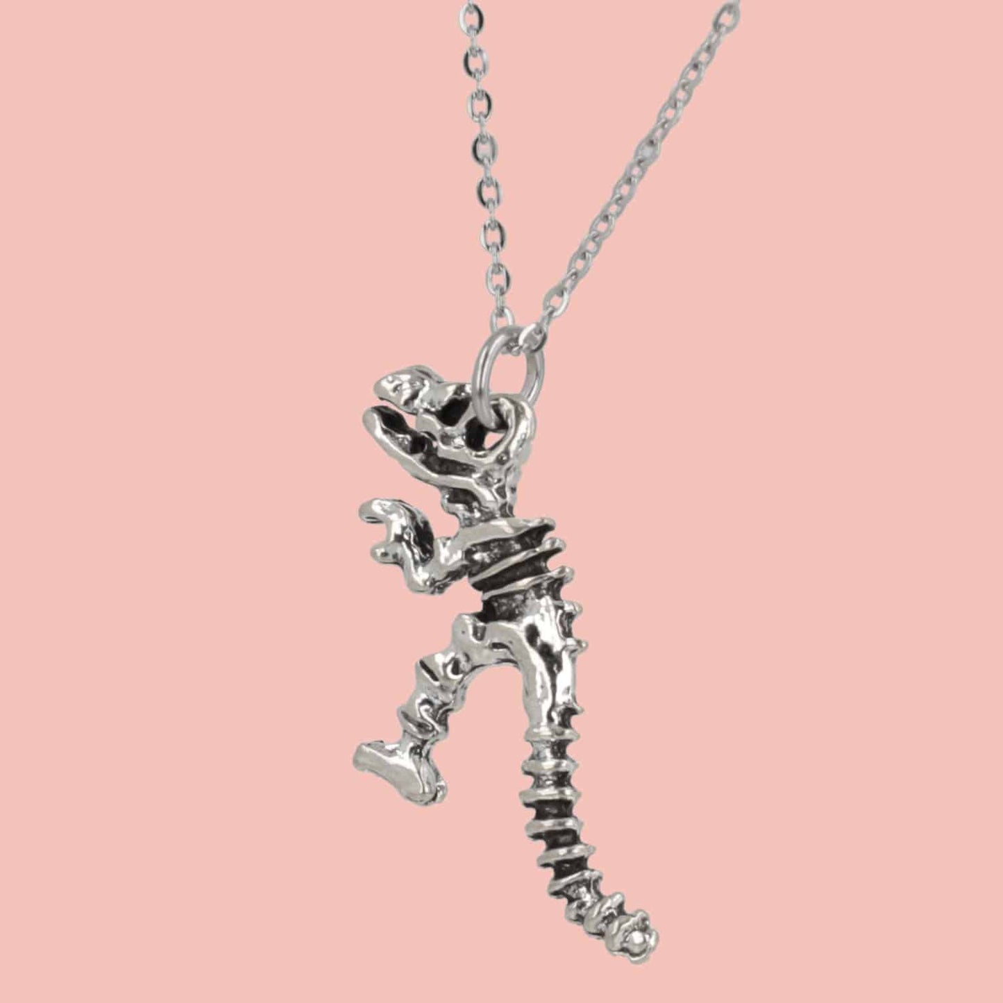 T-Rex Dinosaur Skeleton Necklace