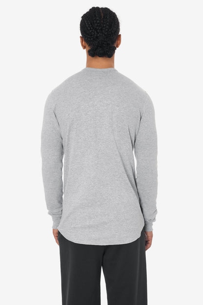 T457 - Poly-Cotton Thermal Long Sleeve Henley