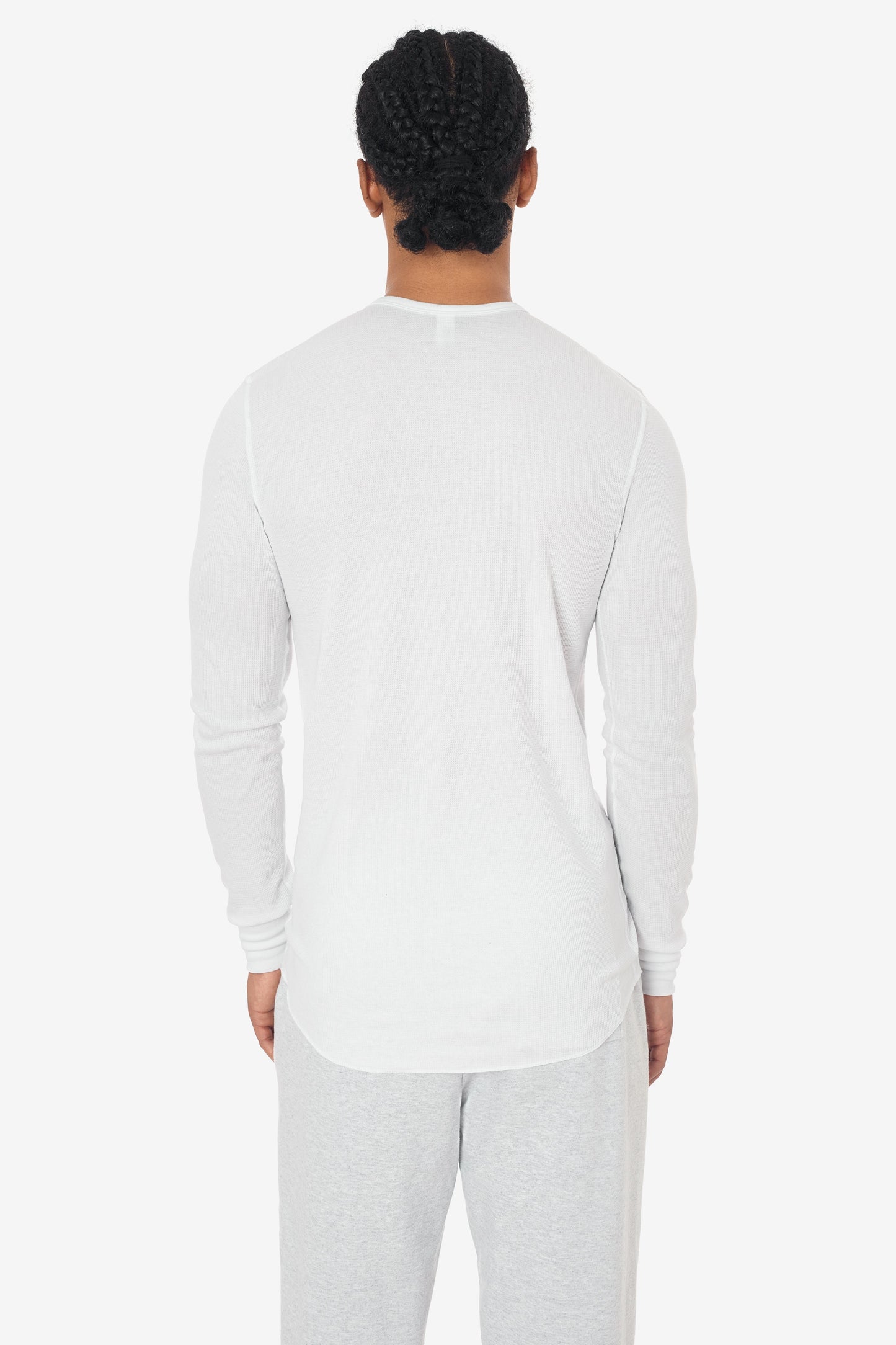 T457 - Poly-Cotton Thermal Long Sleeve Henley