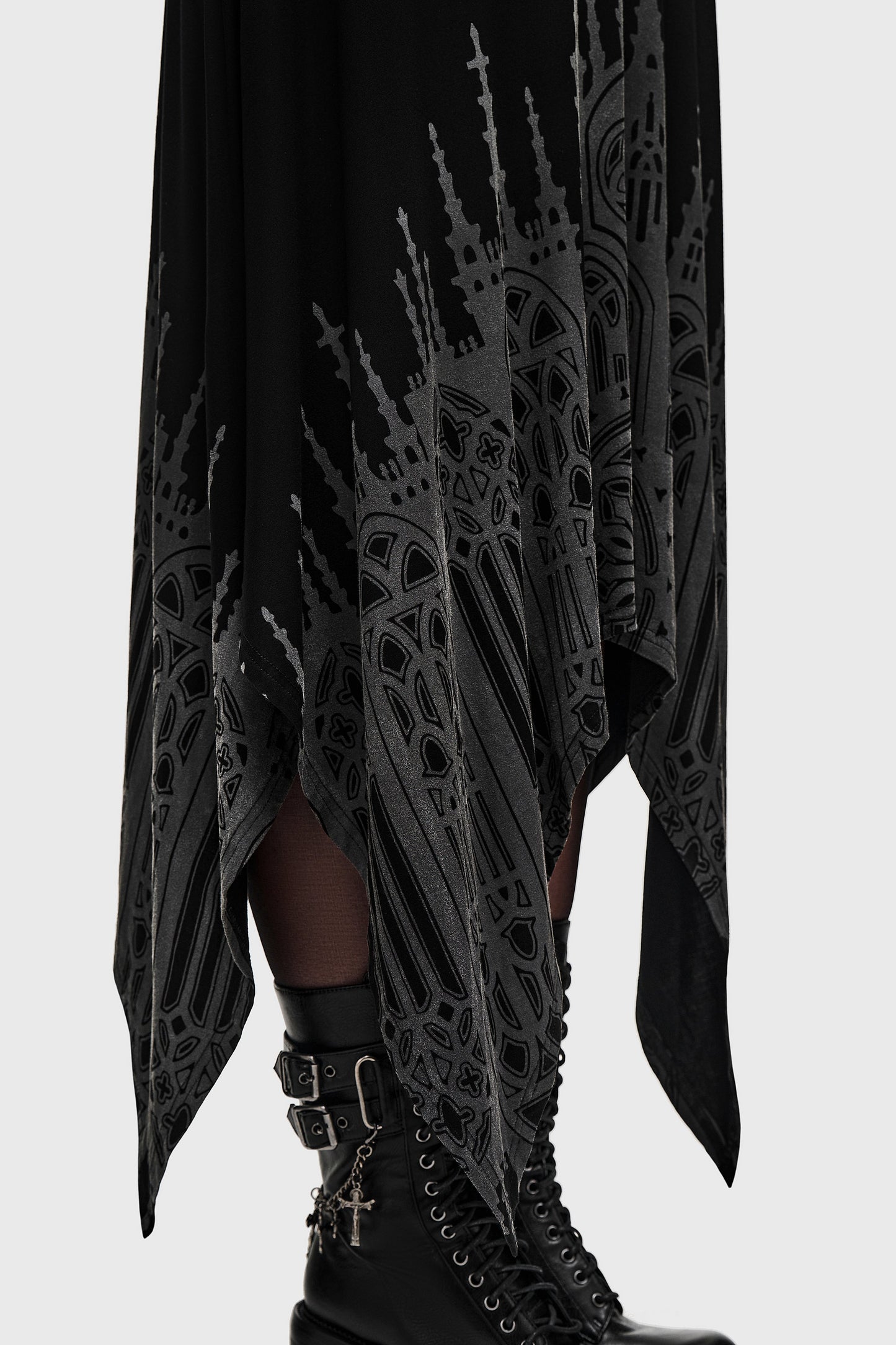 Thorned Spire Midi Skirt