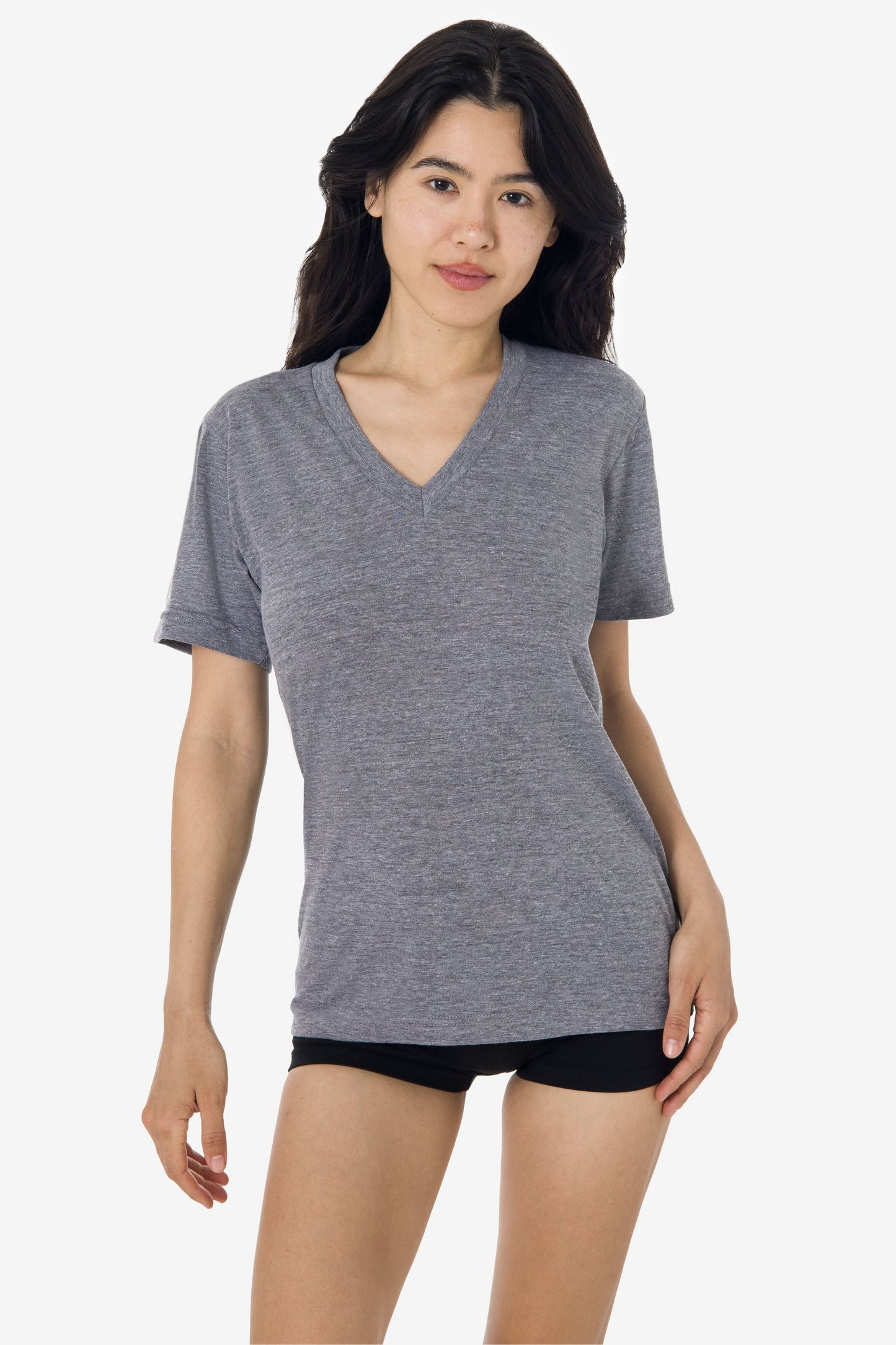TR61 - 3.7oz Short Sleeve Tri-Blend V-Neck
