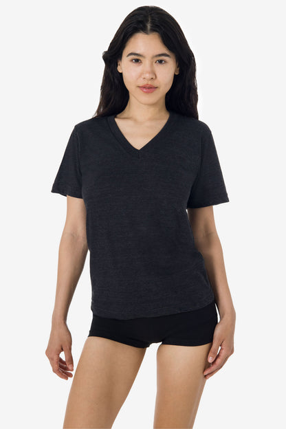 TR61 - 3.7oz Short Sleeve Tri-Blend V-Neck
