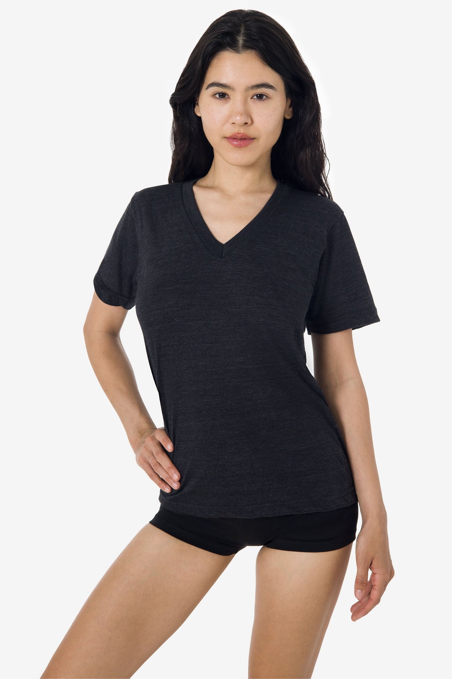 TR61 - 3.7oz Short Sleeve Tri-Blend V-Neck