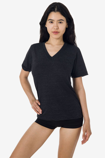 TR61 - 3.7oz Short Sleeve Tri-Blend V-Neck