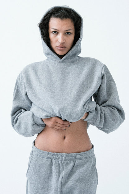 TRF09 - 12 oz. Tri-Blend Gabardine Fleece Hoodie