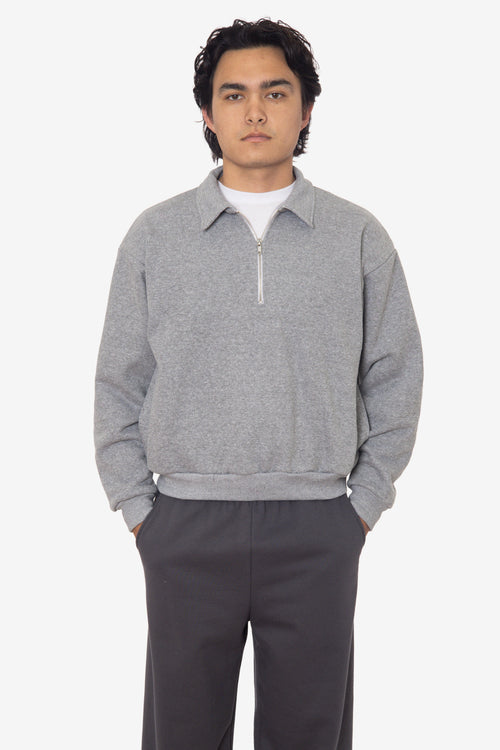 TRF412 - Half Zip Collared Fleece Pullover