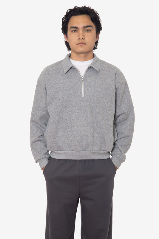 TRF412 - Half Zip Collared Fleece Pullover