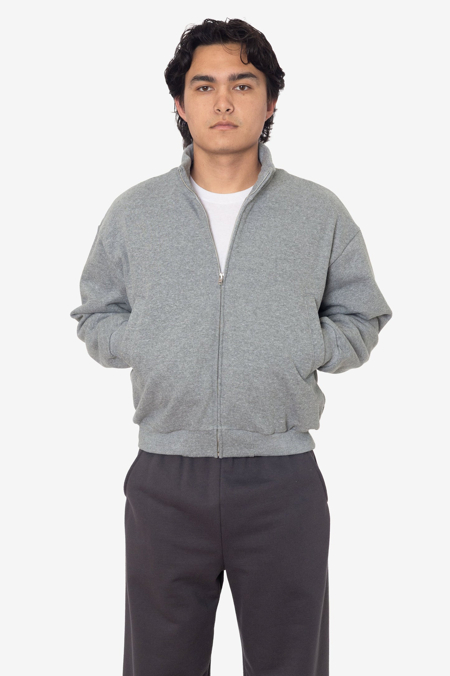 TRF455 - Track Fleece Zip-Up Jacket