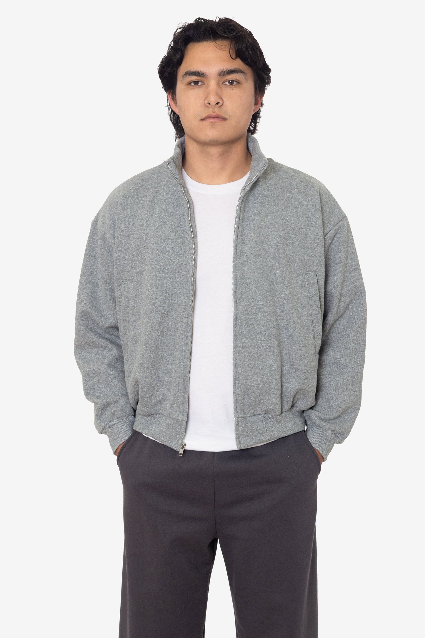TRF455 - Track Fleece Zip-Up Jacket