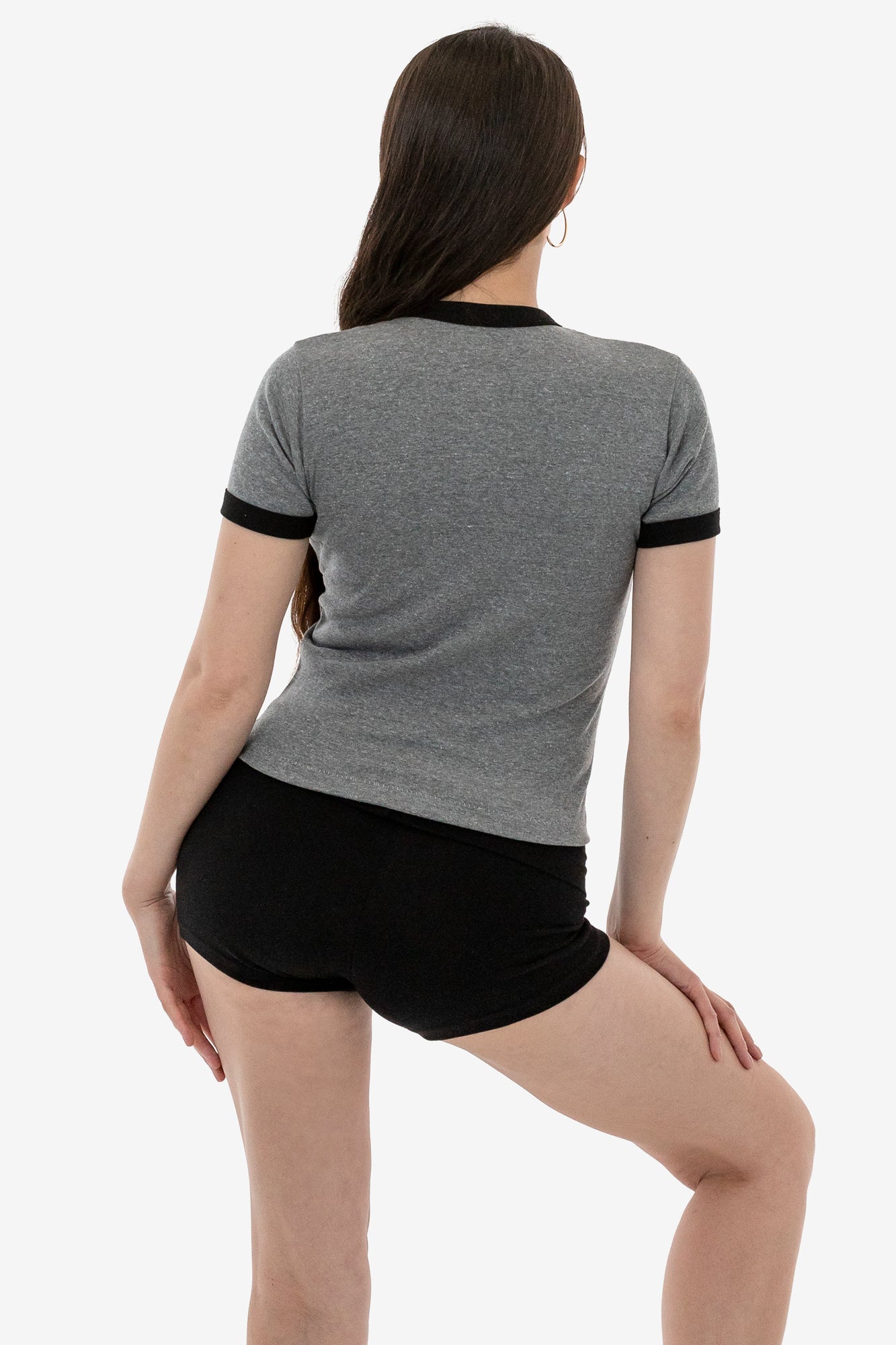 BR310 - Tri-Blend Rib Women's Ringer Tee