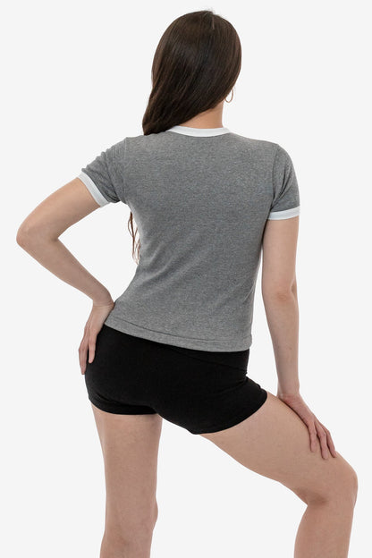 BR310 - Tri-Blend Rib Women's Ringer Tee