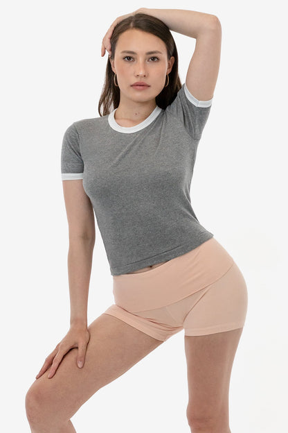 BR310 - Tri-Blend Rib Women's Ringer Tee