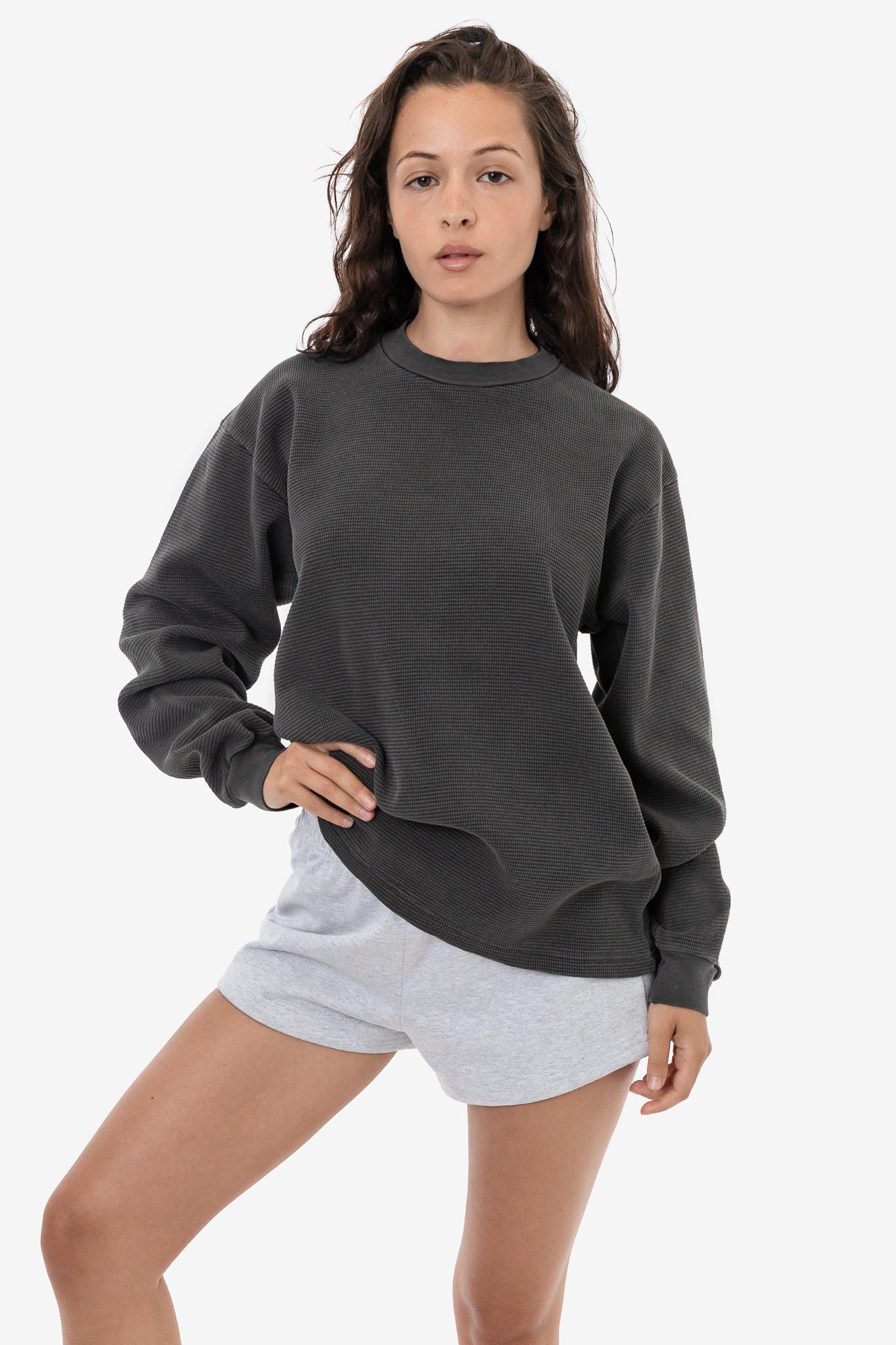 TX407GD Unisex - Long Sleeve Heavy Thermal Crew Neck