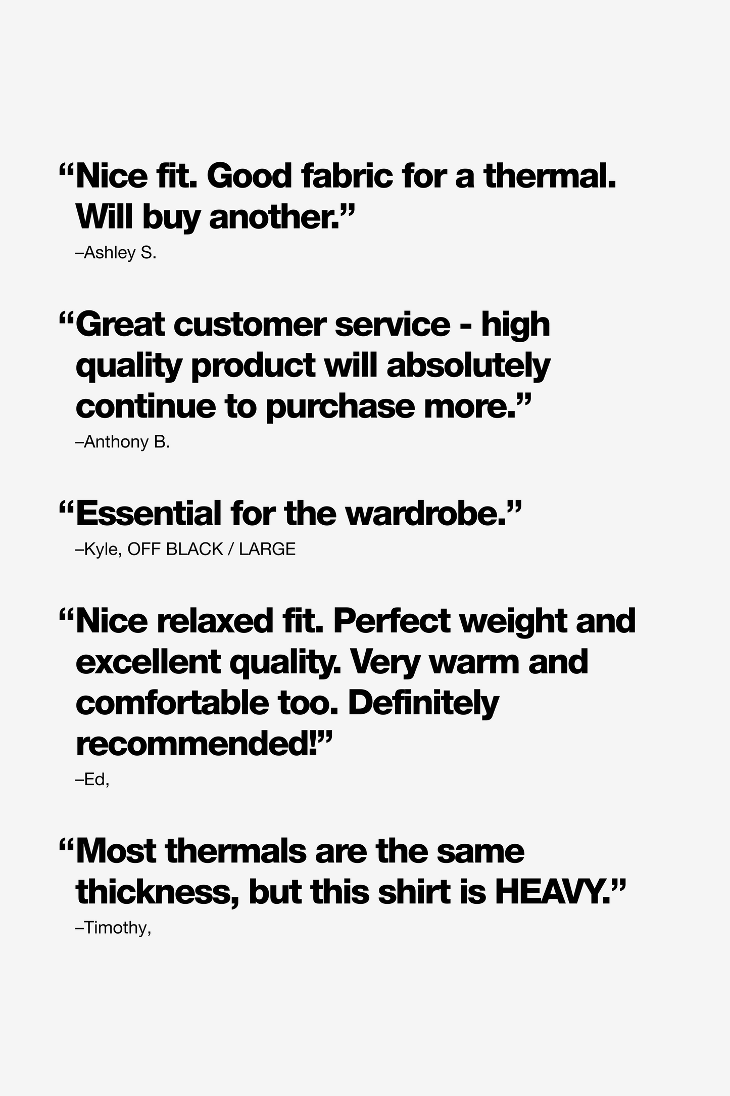 TX407GD - Long Sleeve Heavy Thermal Crew Neck