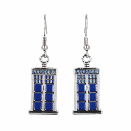 Tardis Earrings
