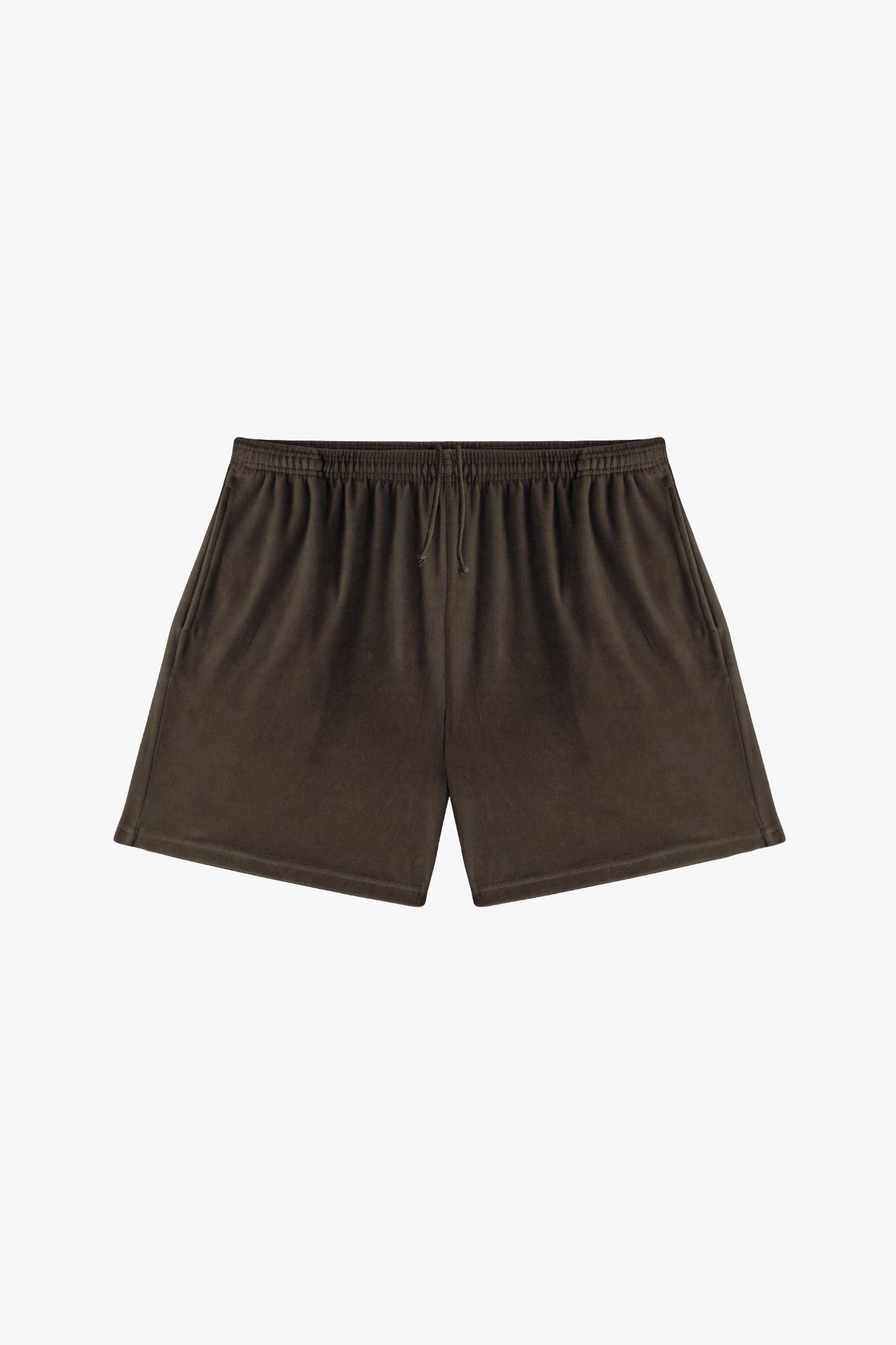 VLR442GD - Garment Dye Velour Mid-Length Wide Short