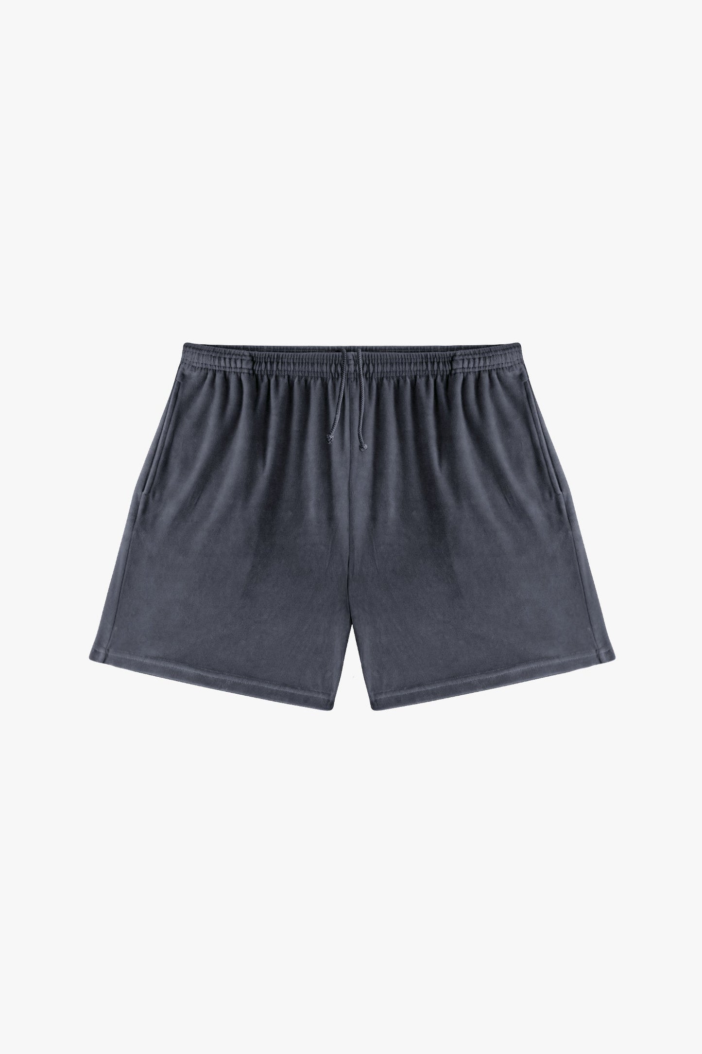VLR442GD - Garment Dye Velour Mid-Length Wide Short