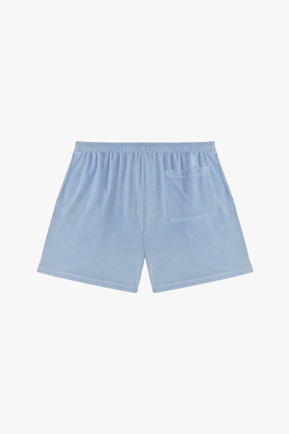 VLR442GD - Garment Dye Velour Mid-Length Wide Short