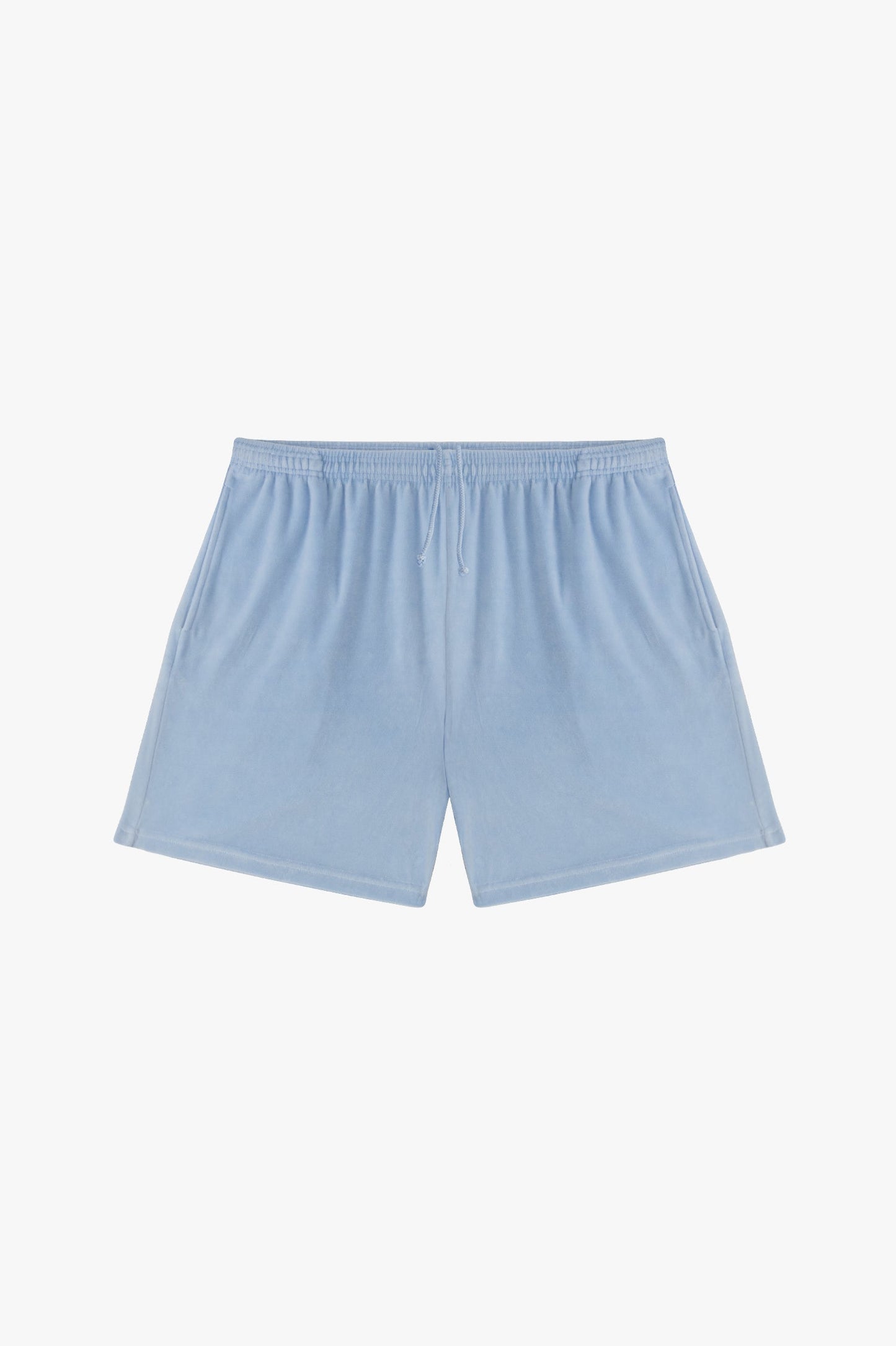 VLR442GD - Garment Dye Velour Mid-Length Wide Short