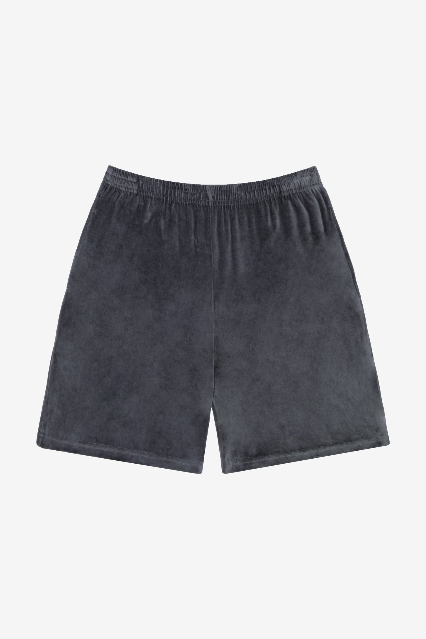 VLR442GD - Garment Dye Velour Mid-Length Wide Short
