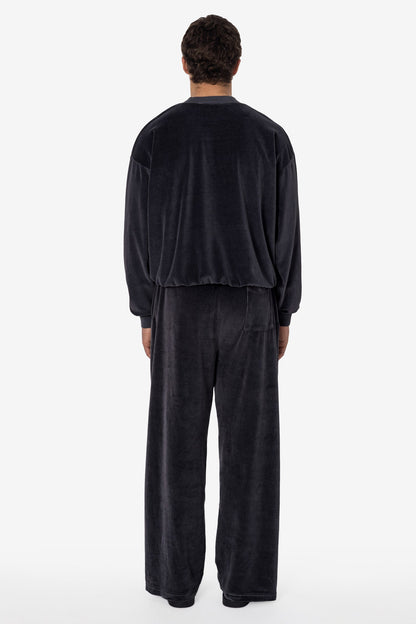 VLR445GD - Garment Dye Velour Open Bottom Sweatpants