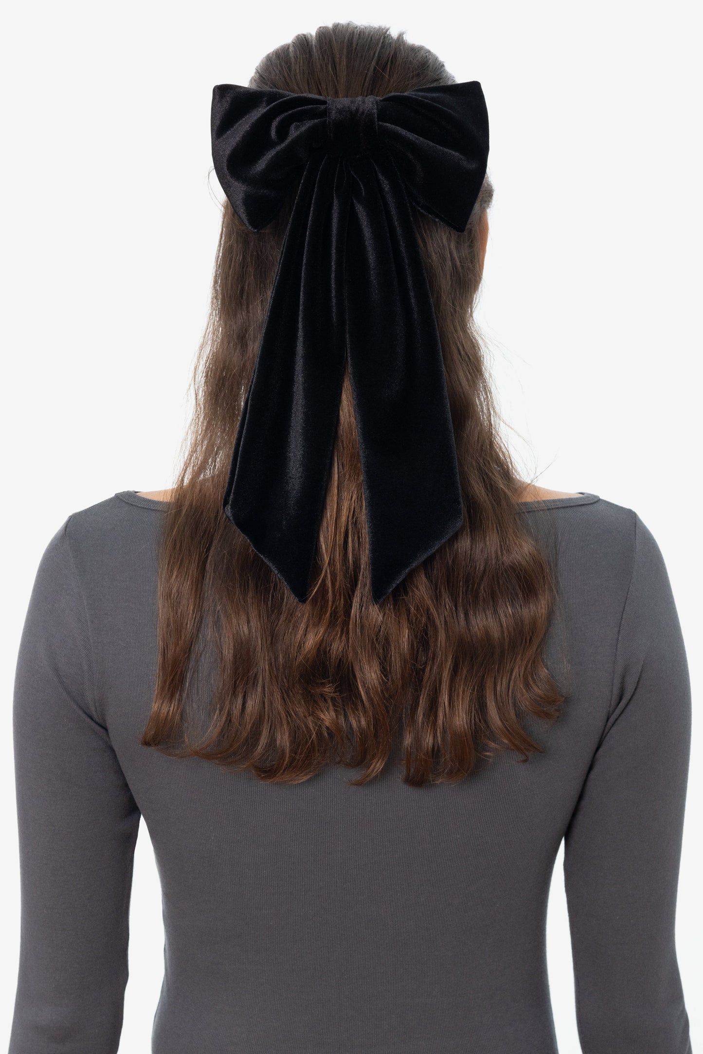 VVT051 - Velvet Long Schoolgirl Bow