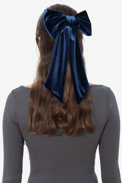 VVT051 - Velvet Long Schoolgirl Bow
