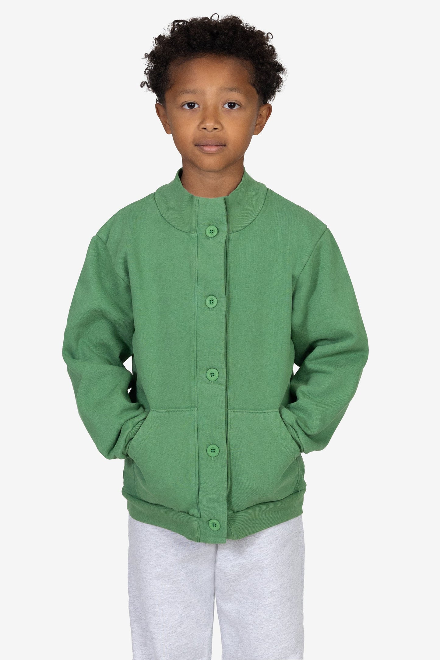 HF1001GD - Kids Heavy Fleece Jacket