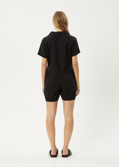 AFENDS Womens Kokomo - Playsuit - Black