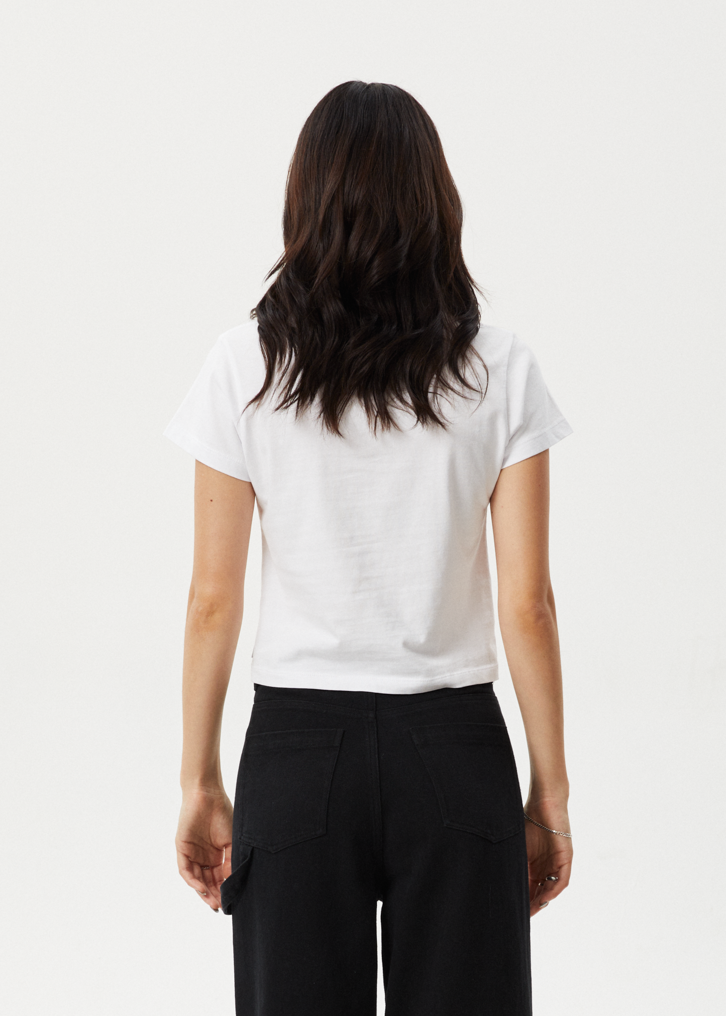 AFENDS Womens Dixie -  Baby Tee - White