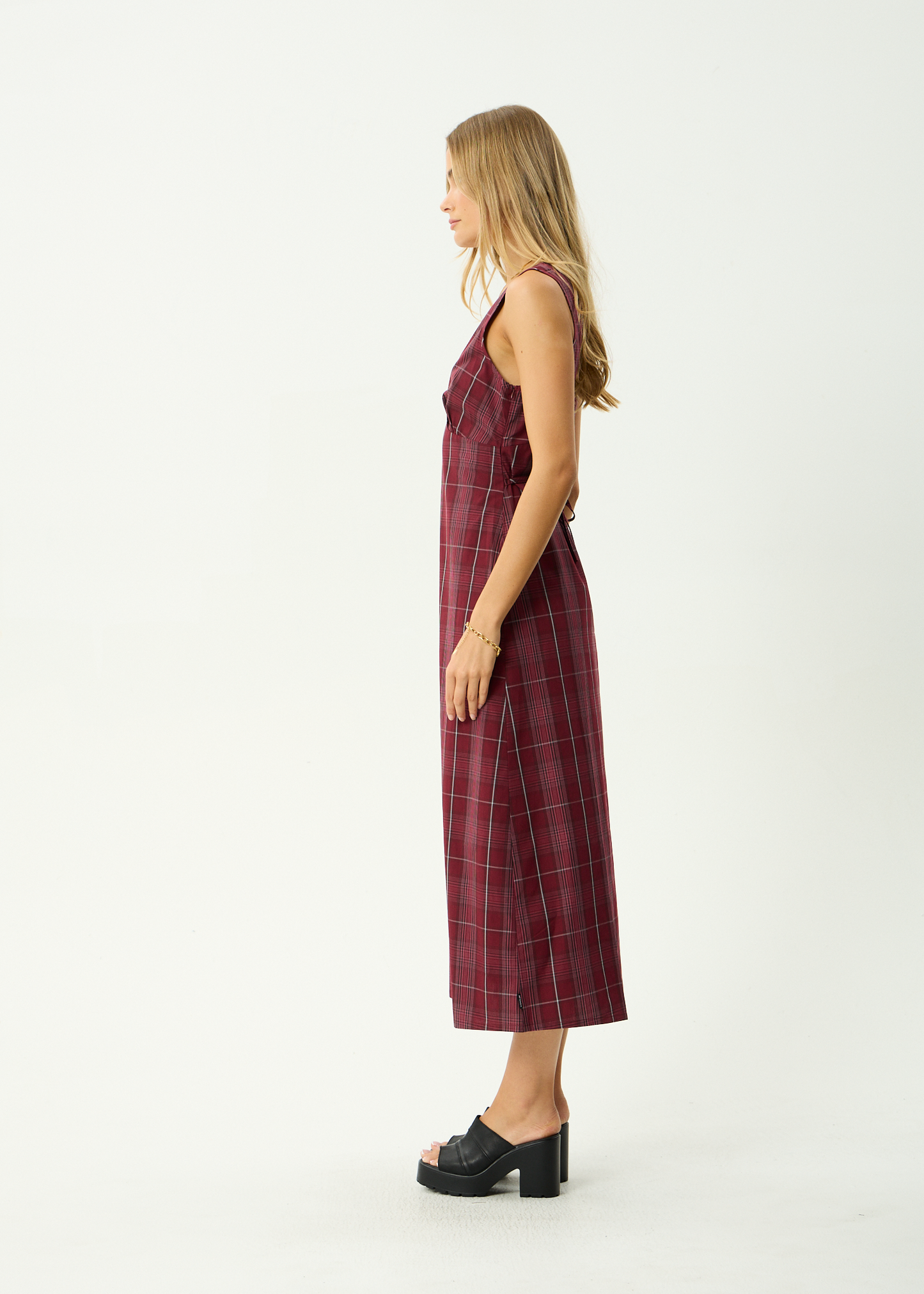 AFENDS Womens Eboni - Maxi Dress - Port