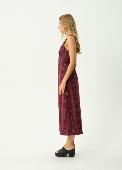 AFENDS Womens Eboni - Maxi Dress - Port