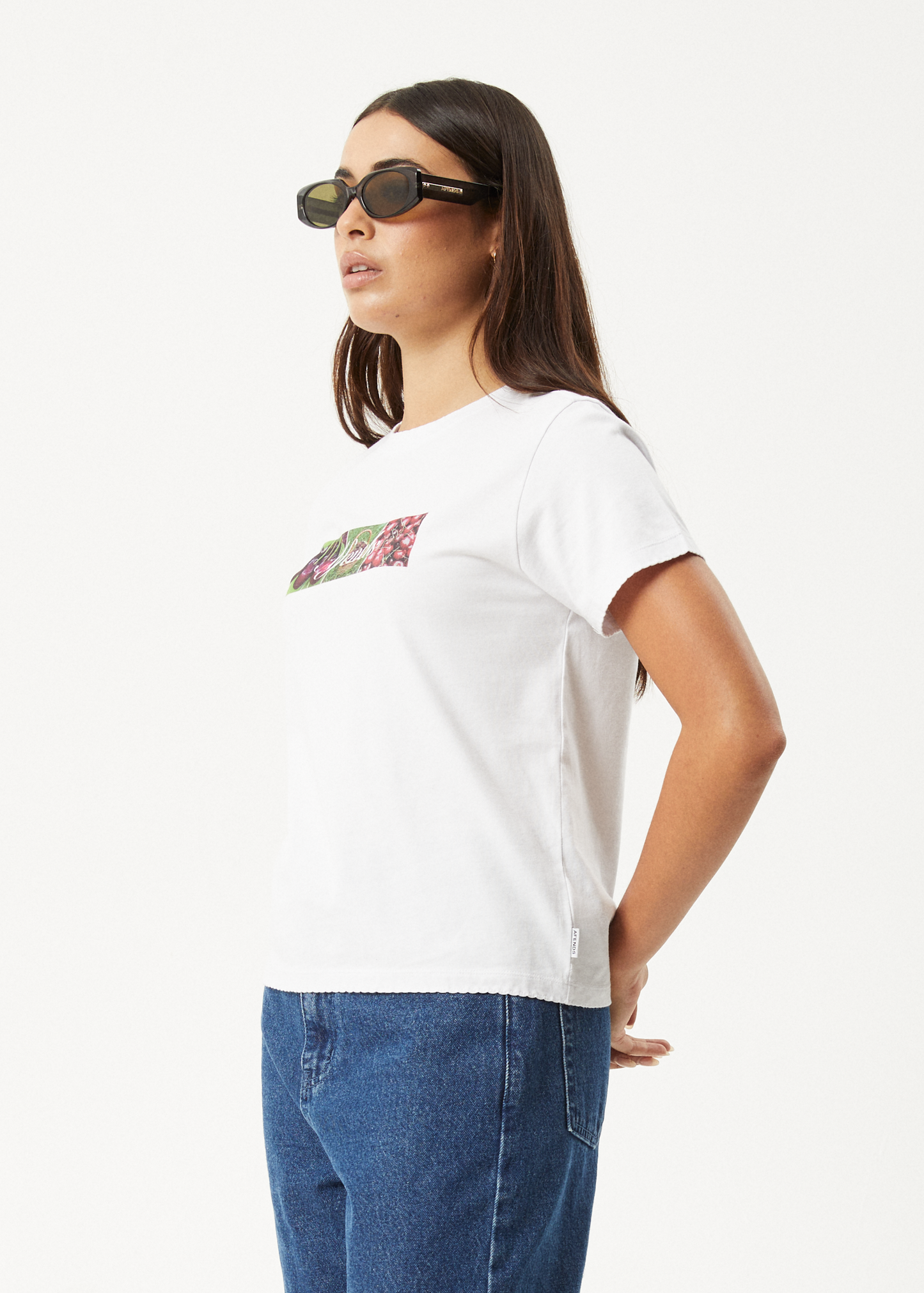 AFENDS Womens On Top -  Regular Tee - White
