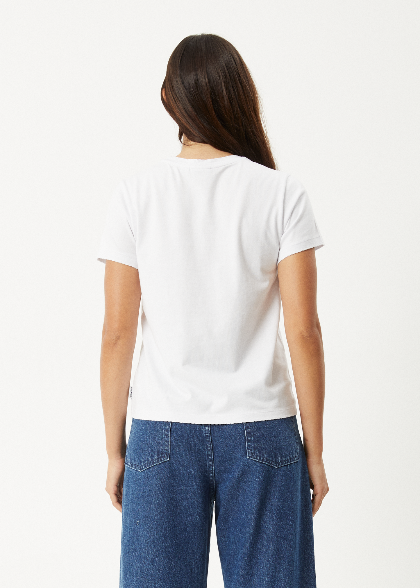 AFENDS Womens On Top -  Regular Tee - White