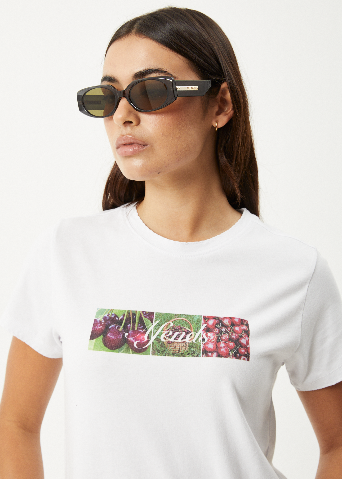 AFENDS Womens On Top -  Regular Tee - White
