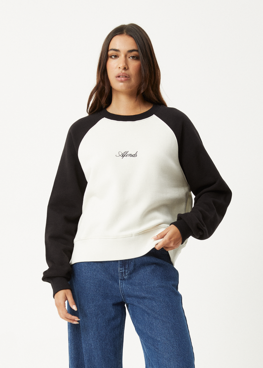 AFENDS Womens Ryan -  Crew Neck Jumper - Black