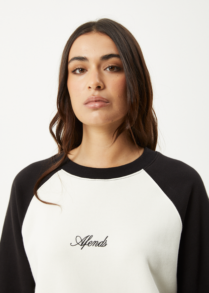 AFENDS Womens Ryan -  Crew Neck Jumper - Black