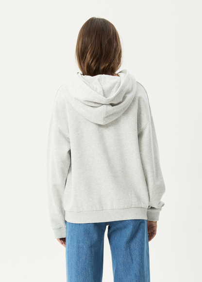 AFENDS Womens Cosmic Cow -  Hoodie - Grey Marle