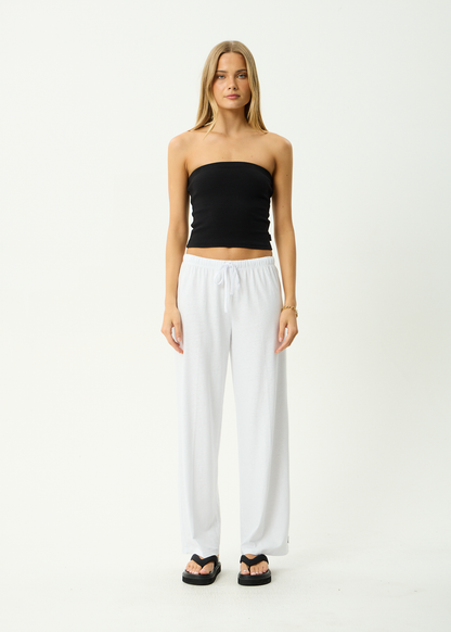 AFENDS Womens Jones - Pant - White