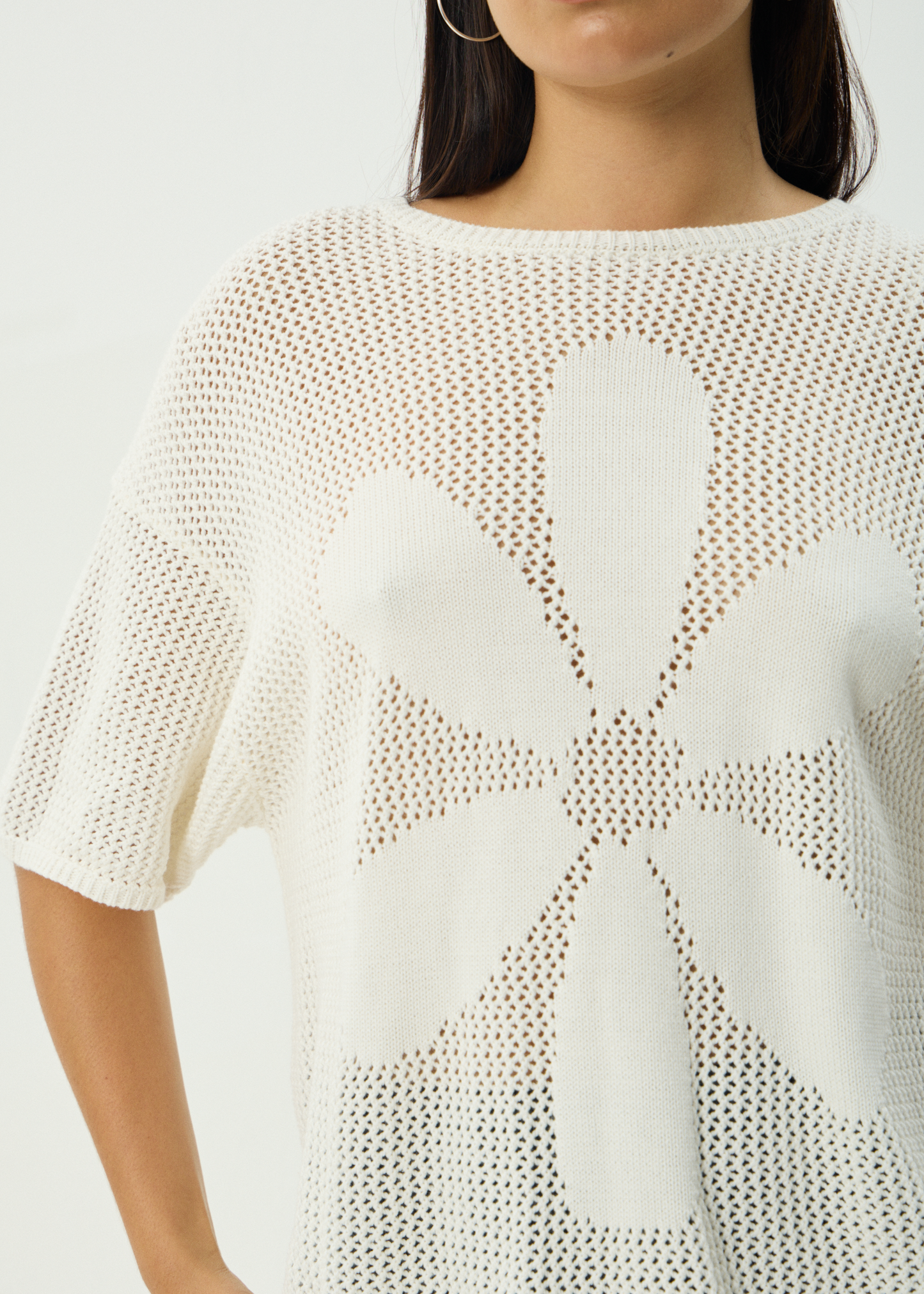 AFENDS Womens Riley - Knit Tee - White