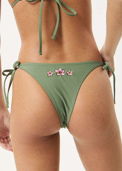 AFENDS Womens Annalise - Bikini Bottom - Olive