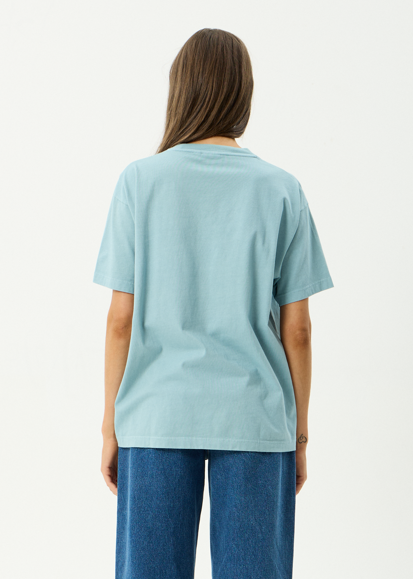 AFENDS Womens Garden Variety - Oversized Tee - Overcast