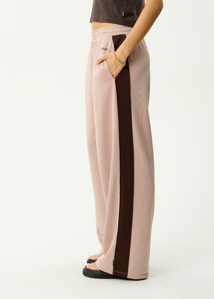 AFENDS Womens Brooklyn - Track Pant - Dusty Pink