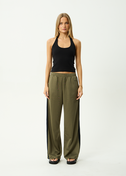 AFENDS Womens Brooklyn - Track Pant - Olive
